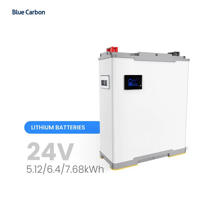 Blue Carbon Lifepo4 liitiumaku 24V 200Ah 300Ah 350Ah 5Kwh 10Kwh 20Kwh päikeseenergiasüsteemi jaoks